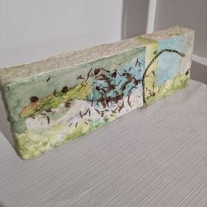 Shae Vere signed wall art picture pulp art painting "spring bits" one of a kind